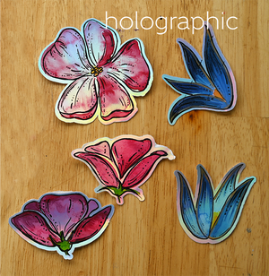 Spring Watercolour Sticker Packs