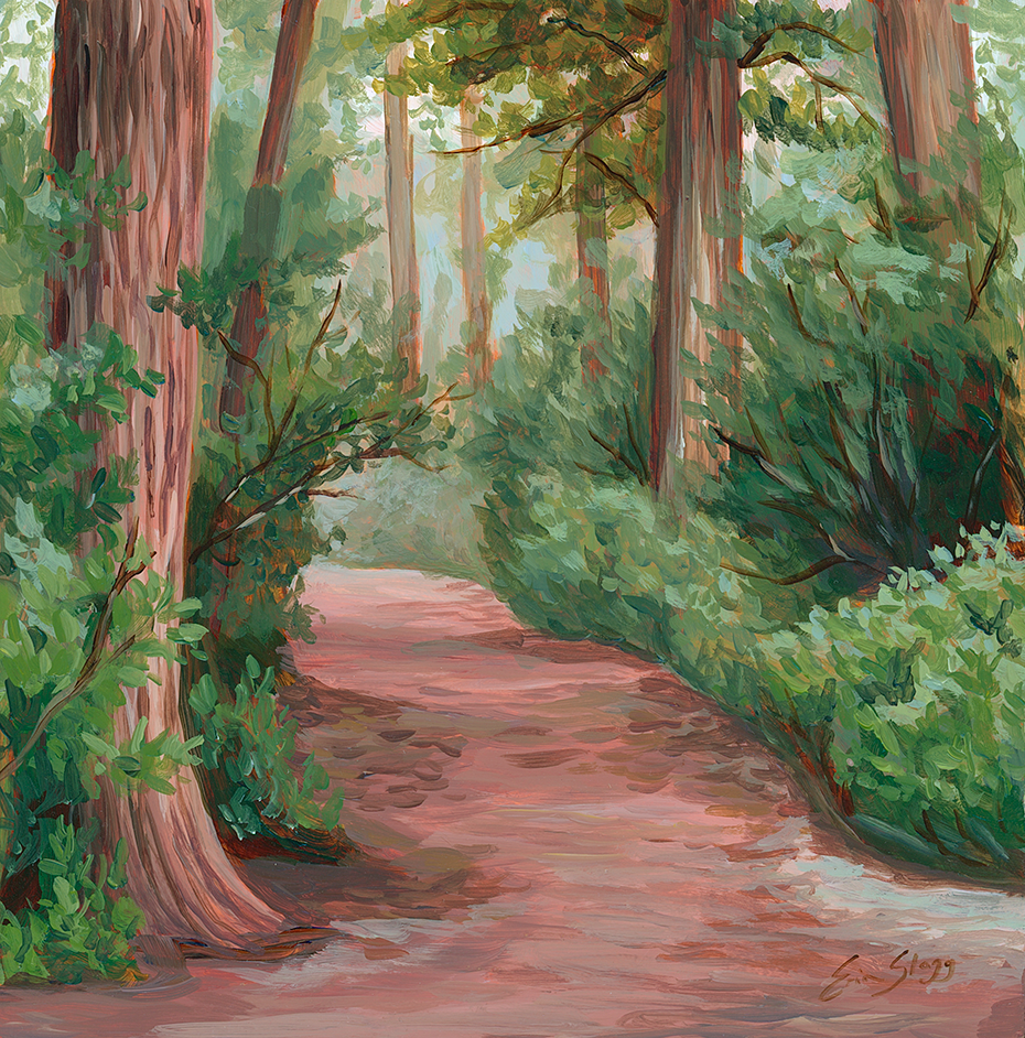 Little Smokey Forest - Original Painting