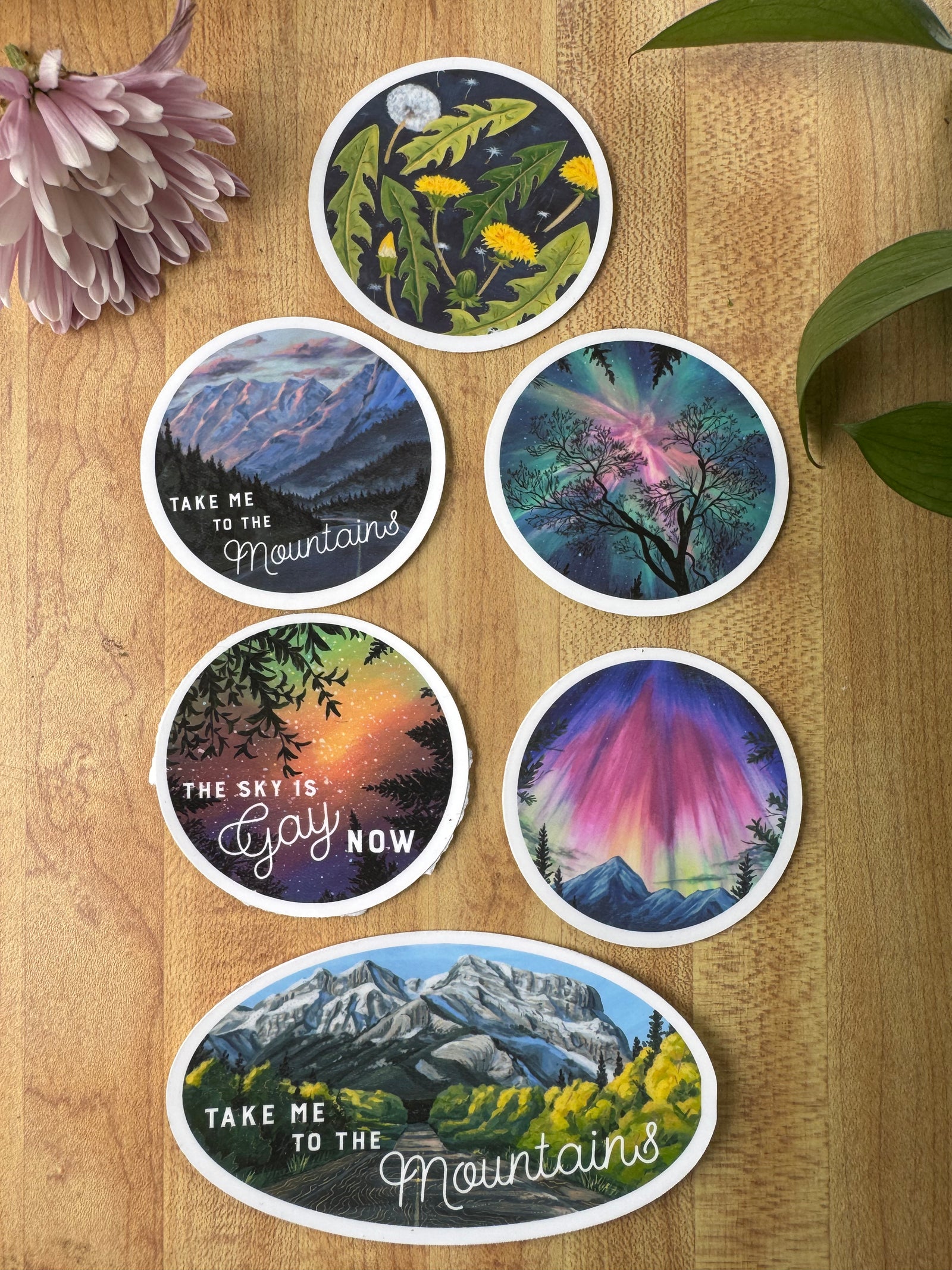 Take Me to the Mountains Sticker Pack