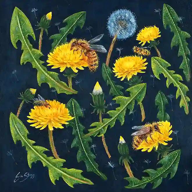Amowak / Bees - Original Painting