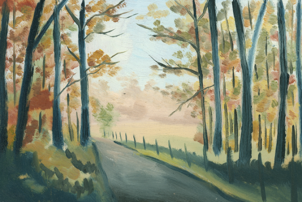 Autumn Path - Original Painting
