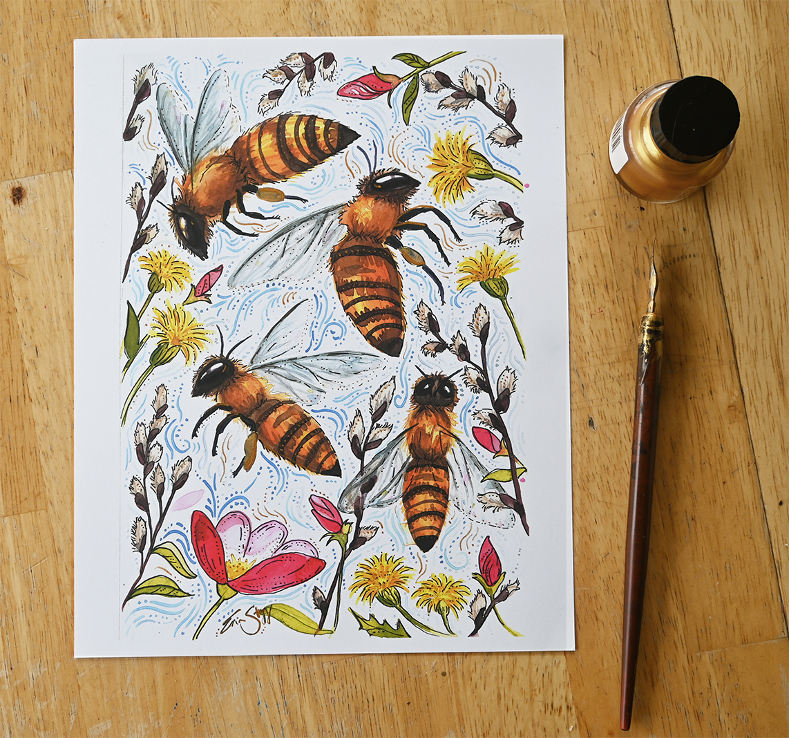 Spring Watercolour Prints