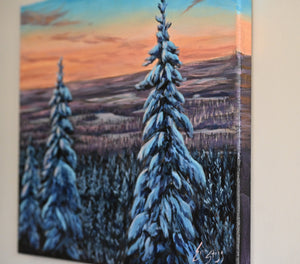 View from Mt Dickenson - Original Painting