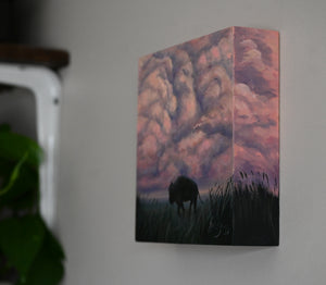 Bison Sunset - Original Painting