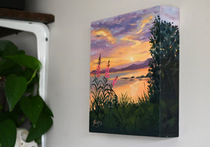 Fireweed Sunset - Original Painting