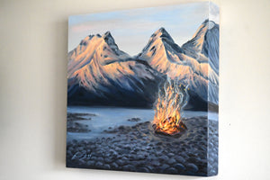 Athabasca Sunset - Original Painting