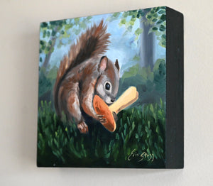 Mushroom Snack - Original Painting