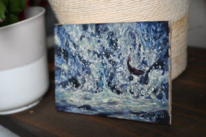 Salmon Run Study - Original Painting