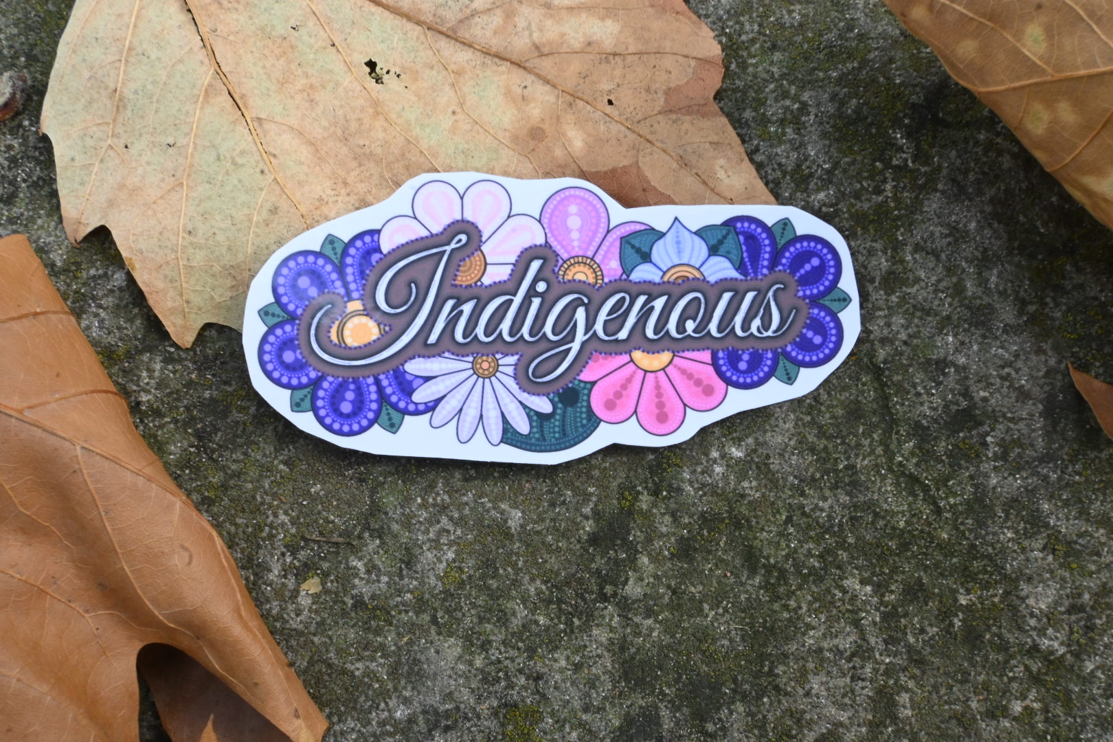 Indigenous Floral Sticker