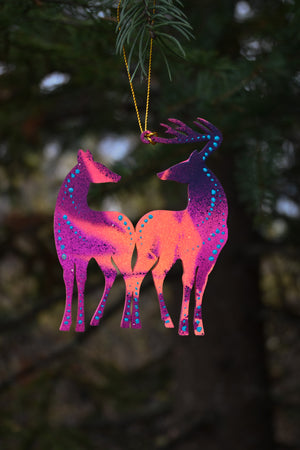 Buck and Doe Ornaments 2023