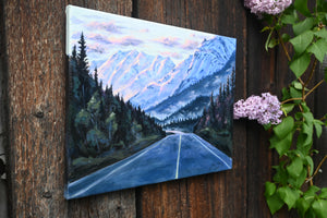 Evening Mountain Drive - Original Painting