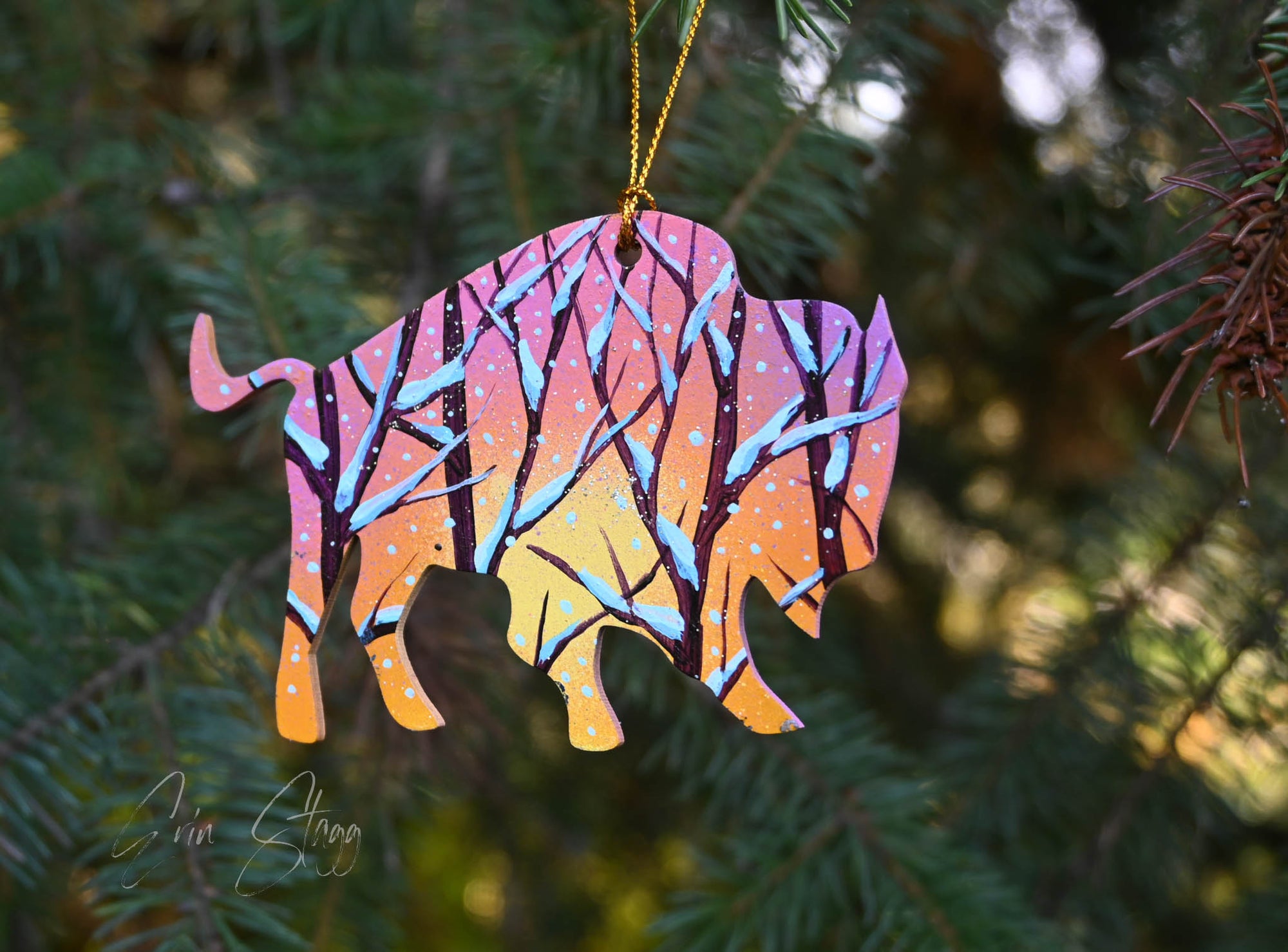 Bison Ornaments 2024