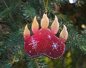 Bear Paw Ornaments 2024