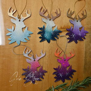 Deer Ornaments 2024