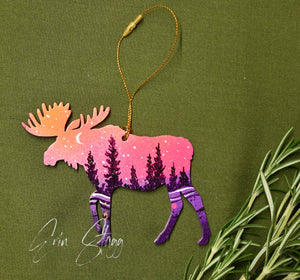 Moose Ornaments 2024