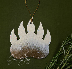 Bear Paw Ornaments 2024