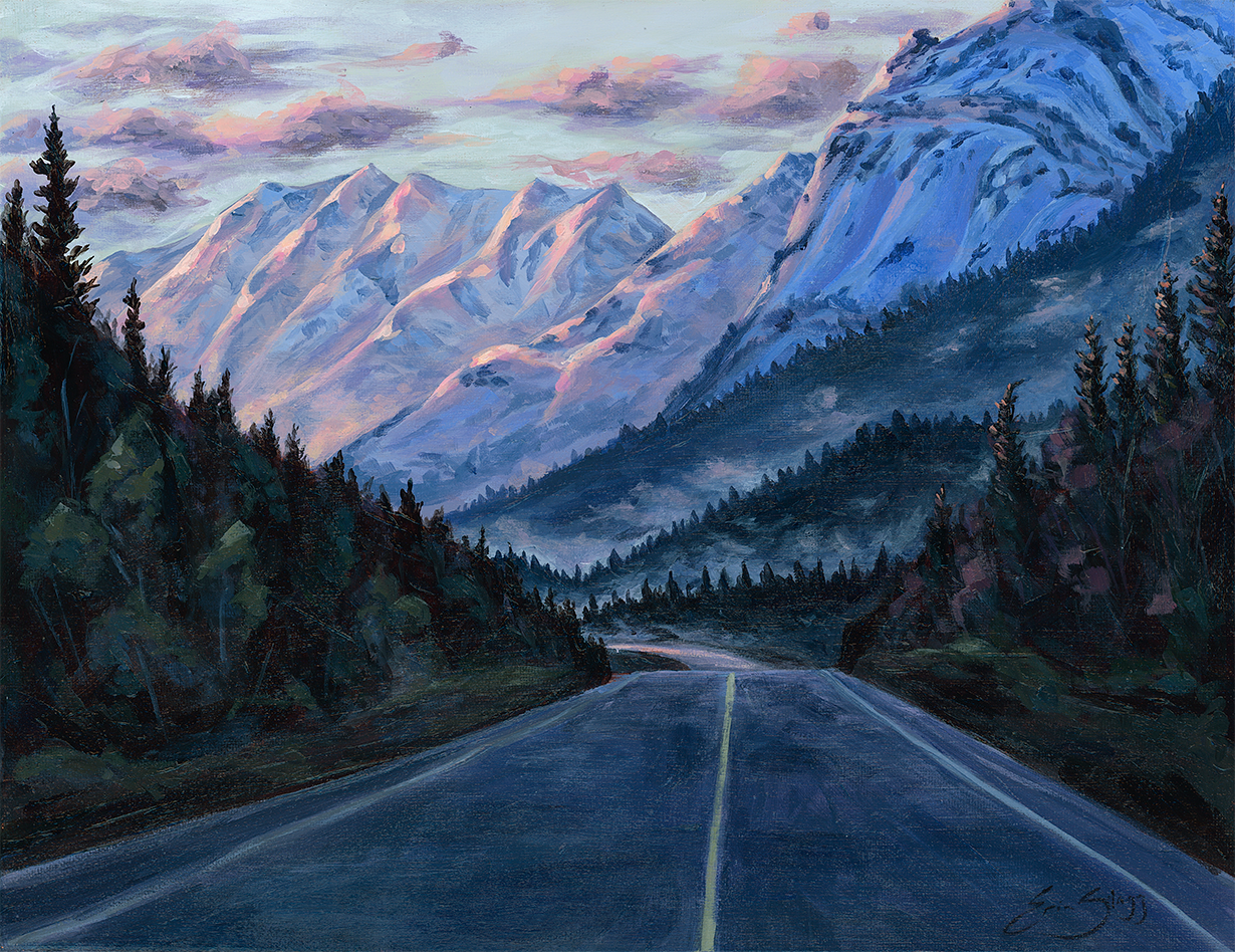 Evening Mountain Drive