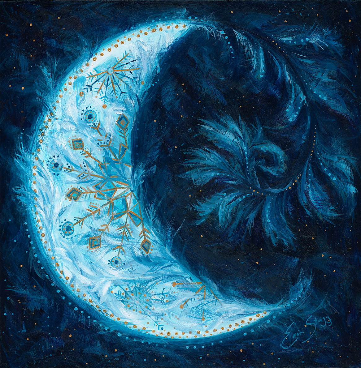 Frost Moon - Original Painting