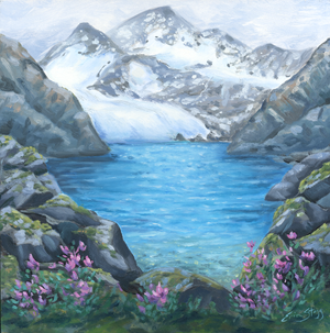 Glacial Fireweed - Original Painting