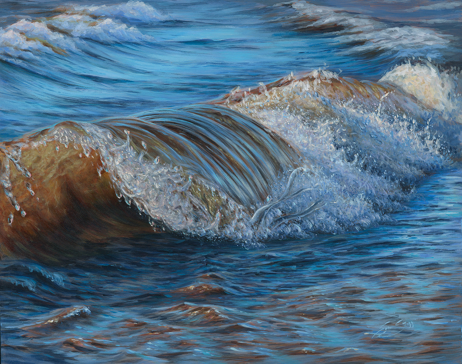 Glimmering Diamonds - Original Painting