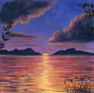 Glittering Evening Light - Original Painting