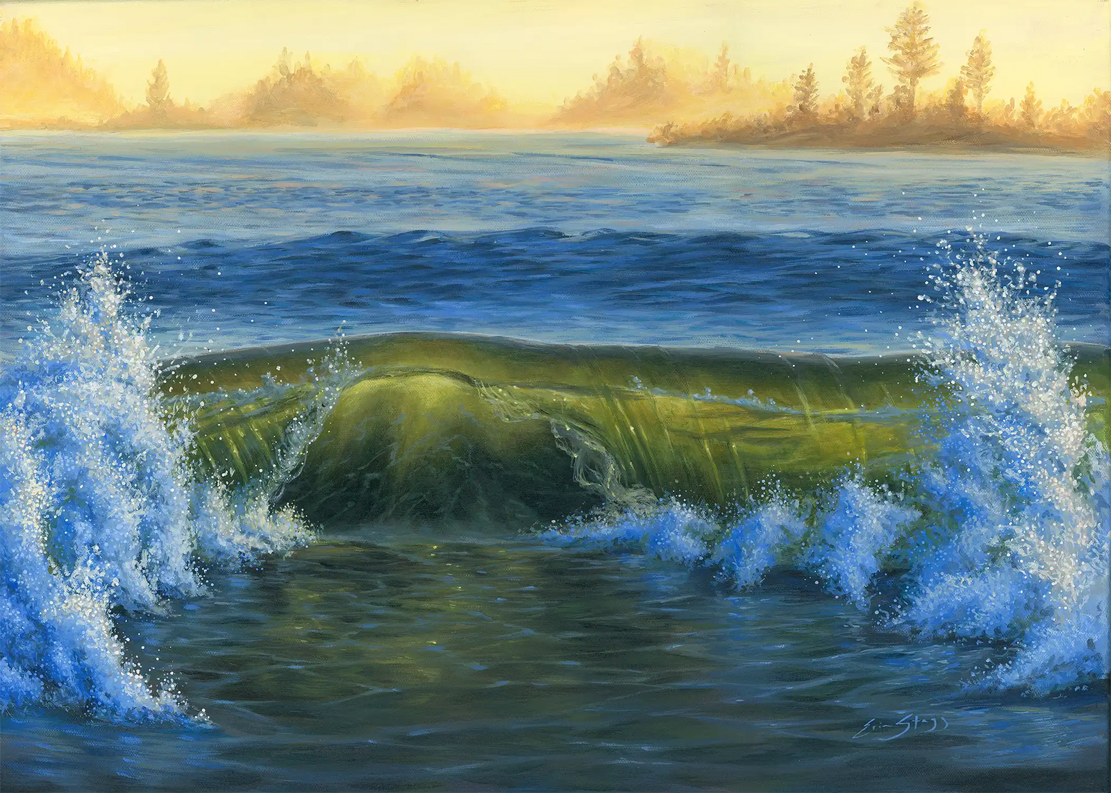 Incandescent Sea Spray - Fine Art Prints