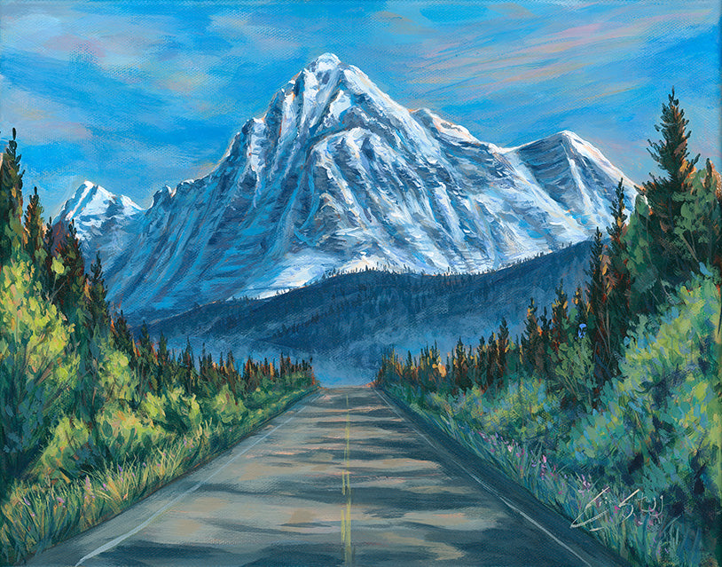 Into the Mountains - Original Painting