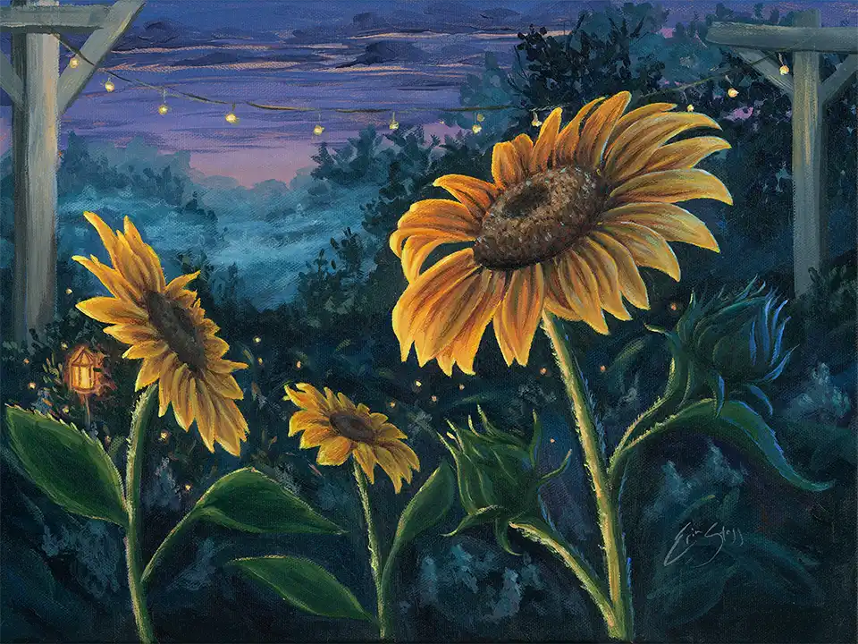 Late Summer Sunflowers - Fine Art Prints