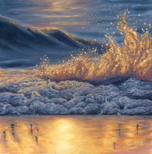 Luminous Wave - Original Painting