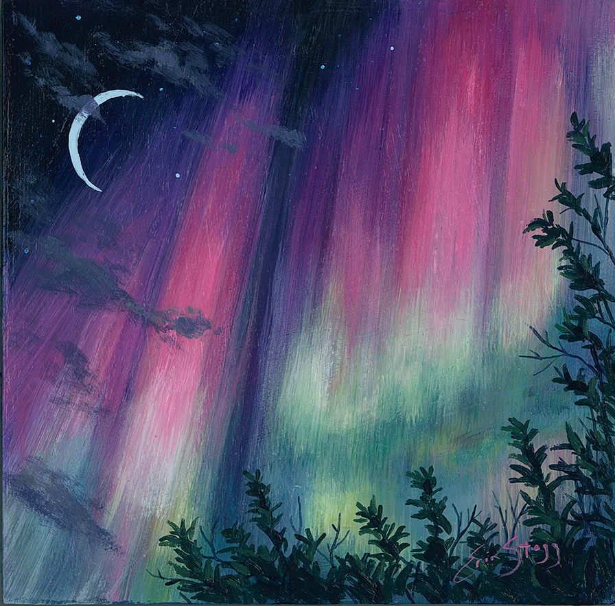 Under a Crescent Moon