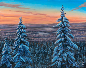 View from Mt Dickenson - Original Painting