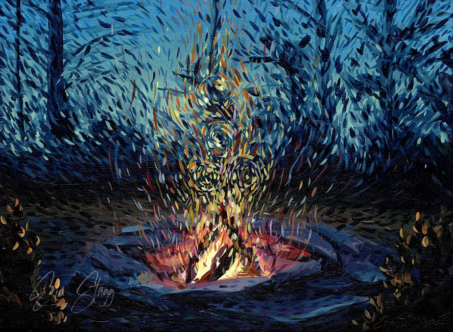 Warmth of the Fire - Fine Art Prints