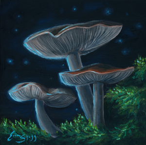 Lil Mushrooms - Original Painting