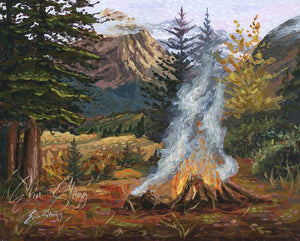 Autumn Fire - Canvas Print
