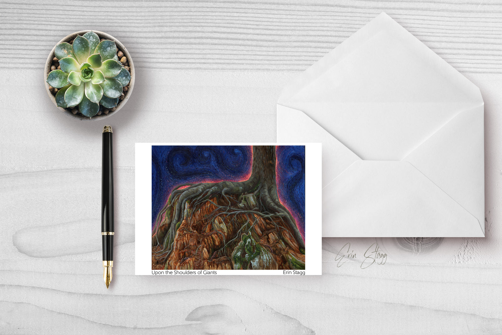 Upon the Shoulders of Giants - Greeting Cards