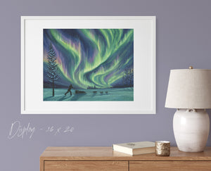 Guided by the Lights - Giclée